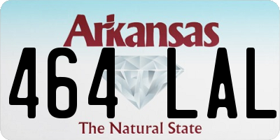 AR license plate 464LAL