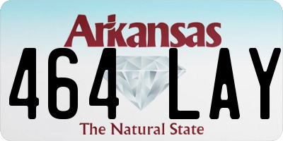 AR license plate 464LAY