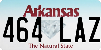 AR license plate 464LAZ