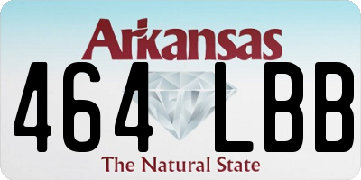 AR license plate 464LBB