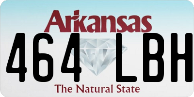 AR license plate 464LBH