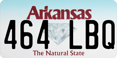 AR license plate 464LBQ