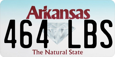 AR license plate 464LBS
