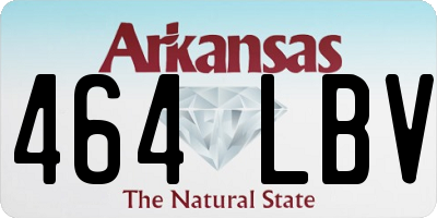 AR license plate 464LBV