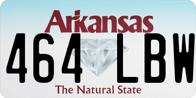 AR license plate 464LBW