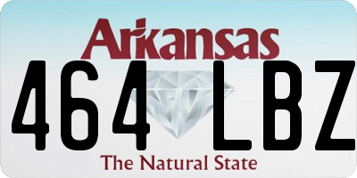 AR license plate 464LBZ