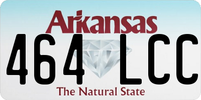 AR license plate 464LCC