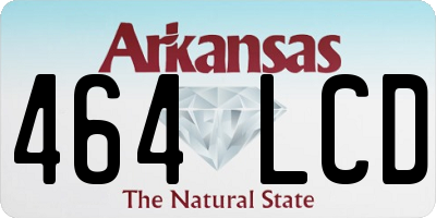 AR license plate 464LCD