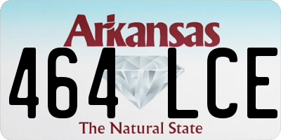 AR license plate 464LCE