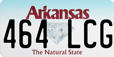 AR license plate 464LCG