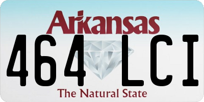 AR license plate 464LCI