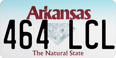 AR license plate 464LCL