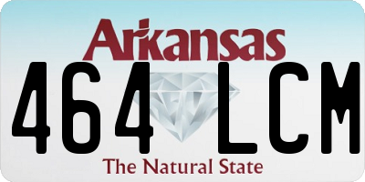 AR license plate 464LCM