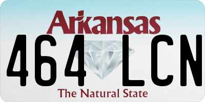 AR license plate 464LCN