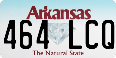 AR license plate 464LCQ