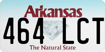 AR license plate 464LCT