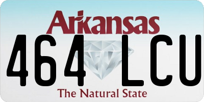 AR license plate 464LCU