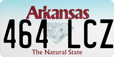 AR license plate 464LCZ