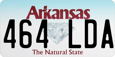 AR license plate 464LDA
