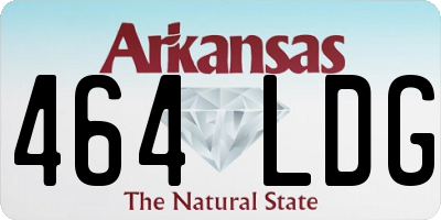 AR license plate 464LDG