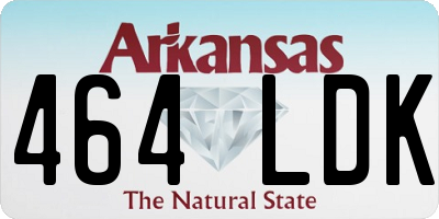 AR license plate 464LDK