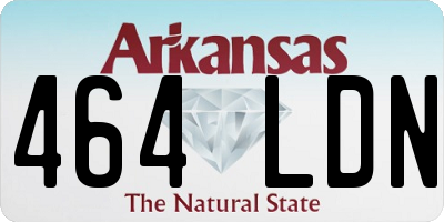 AR license plate 464LDN