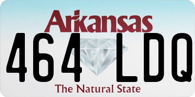 AR license plate 464LDQ