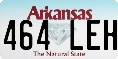 AR license plate 464LEH