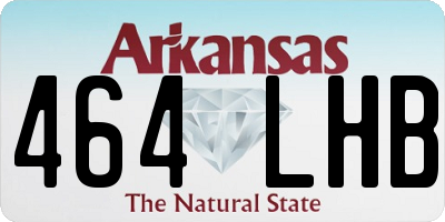 AR license plate 464LHB