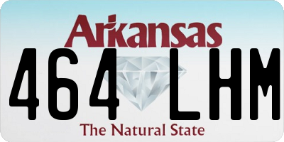 AR license plate 464LHM