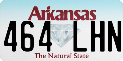 AR license plate 464LHN