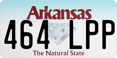 AR license plate 464LPP