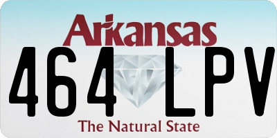 AR license plate 464LPV