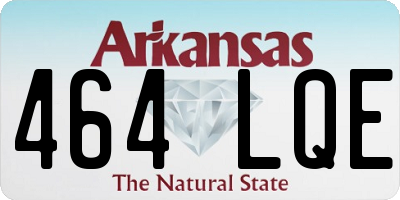 AR license plate 464LQE