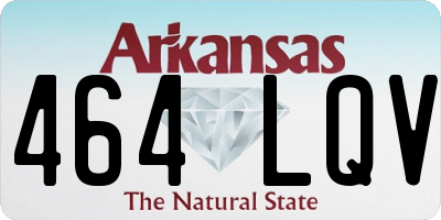 AR license plate 464LQV
