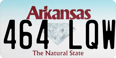 AR license plate 464LQW