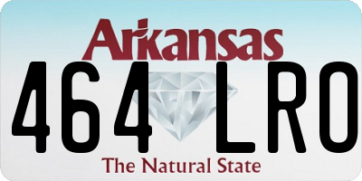 AR license plate 464LRO