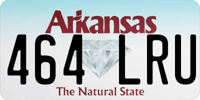 AR license plate 464LRU