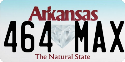AR license plate 464MAX
