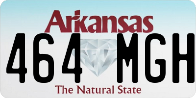 AR license plate 464MGH