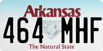 AR license plate 464MHF