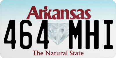 AR license plate 464MHI