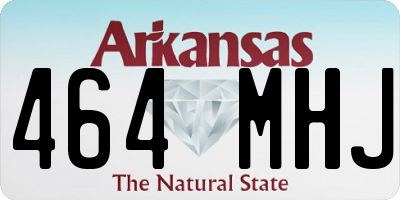 AR license plate 464MHJ
