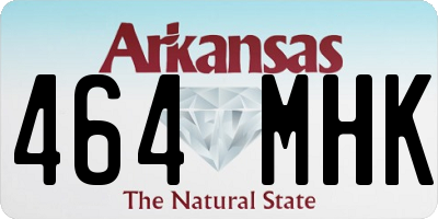 AR license plate 464MHK