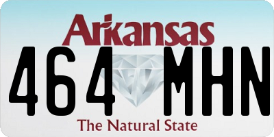 AR license plate 464MHN