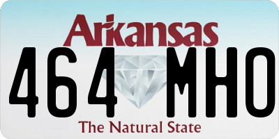 AR license plate 464MHO