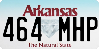 AR license plate 464MHP