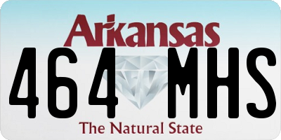 AR license plate 464MHS