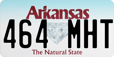 AR license plate 464MHT