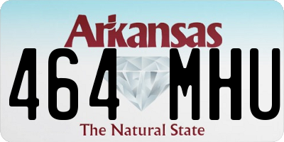 AR license plate 464MHU